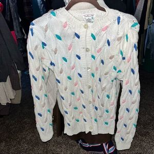 TALBOTS SMALL CARDIGAN SWEATER women